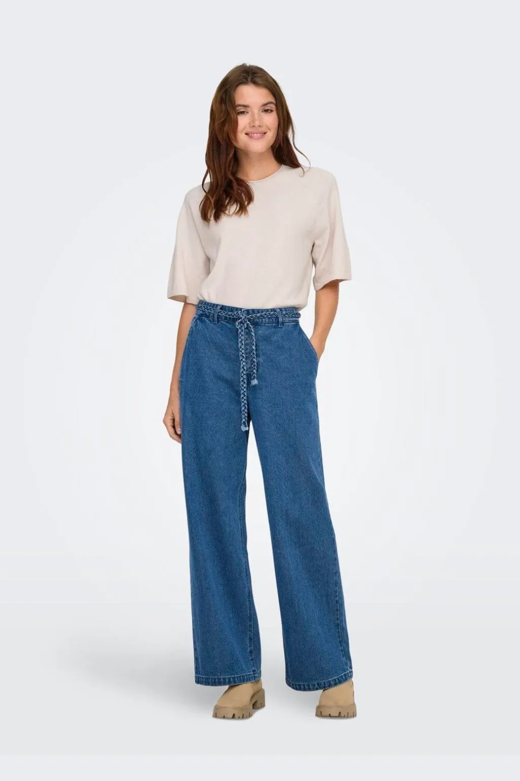 Onlloyal 2/4 O-Neck Knt