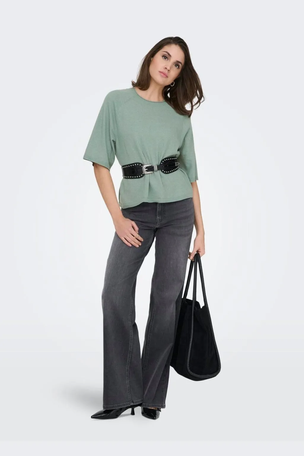 Onlloyal 2/4 O-Neck Knt