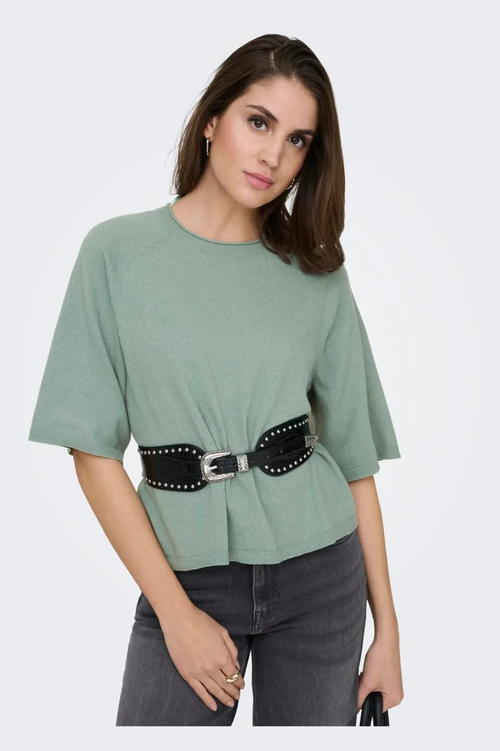 Onlloyal 2/4 O-Neck Knt