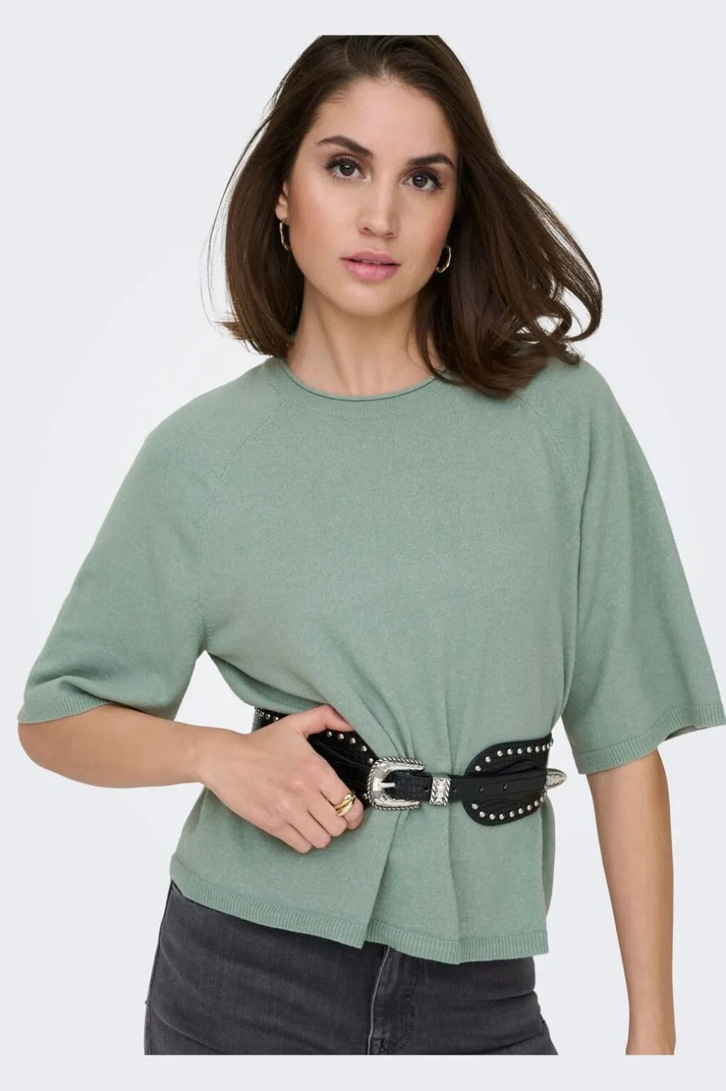 Onlloyal 2/4 O-Neck Knt