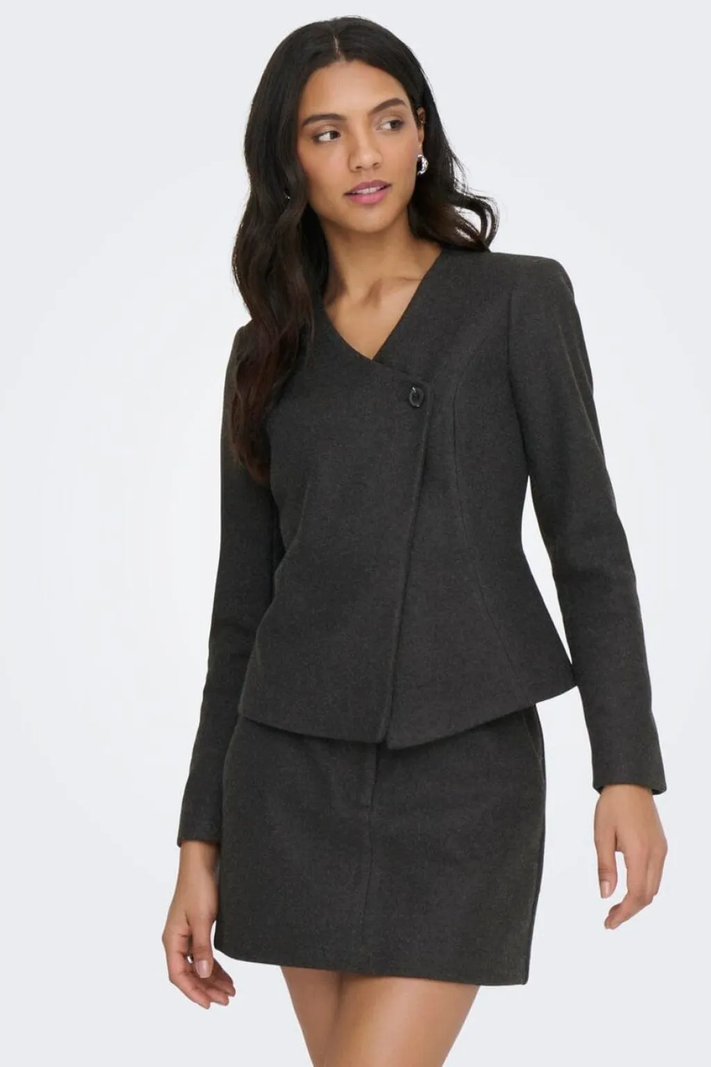 Onlmaika L/S Asym Fit Jacket Ox
