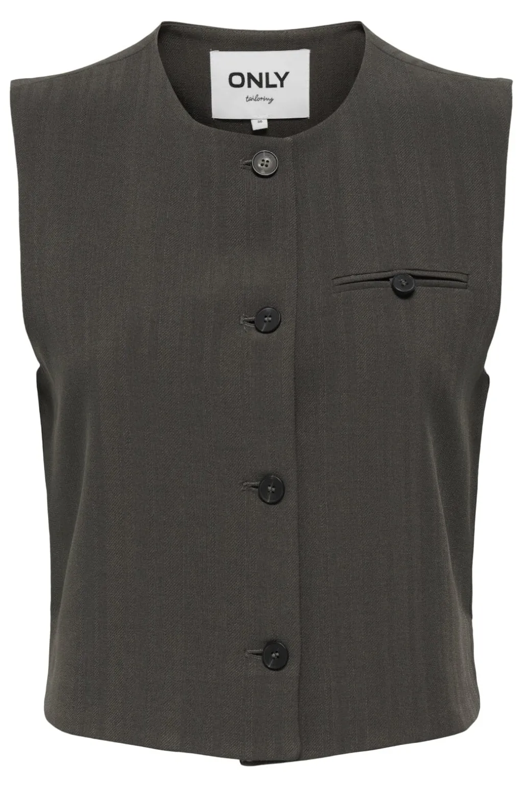 Onlmateo Life S/L Stripe Vest Cc Tlr
