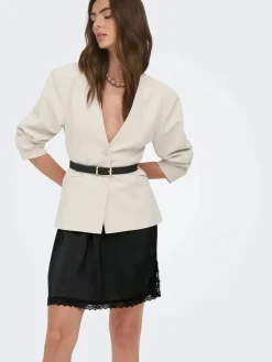 Onlmenus Lace Satin Short Skirt