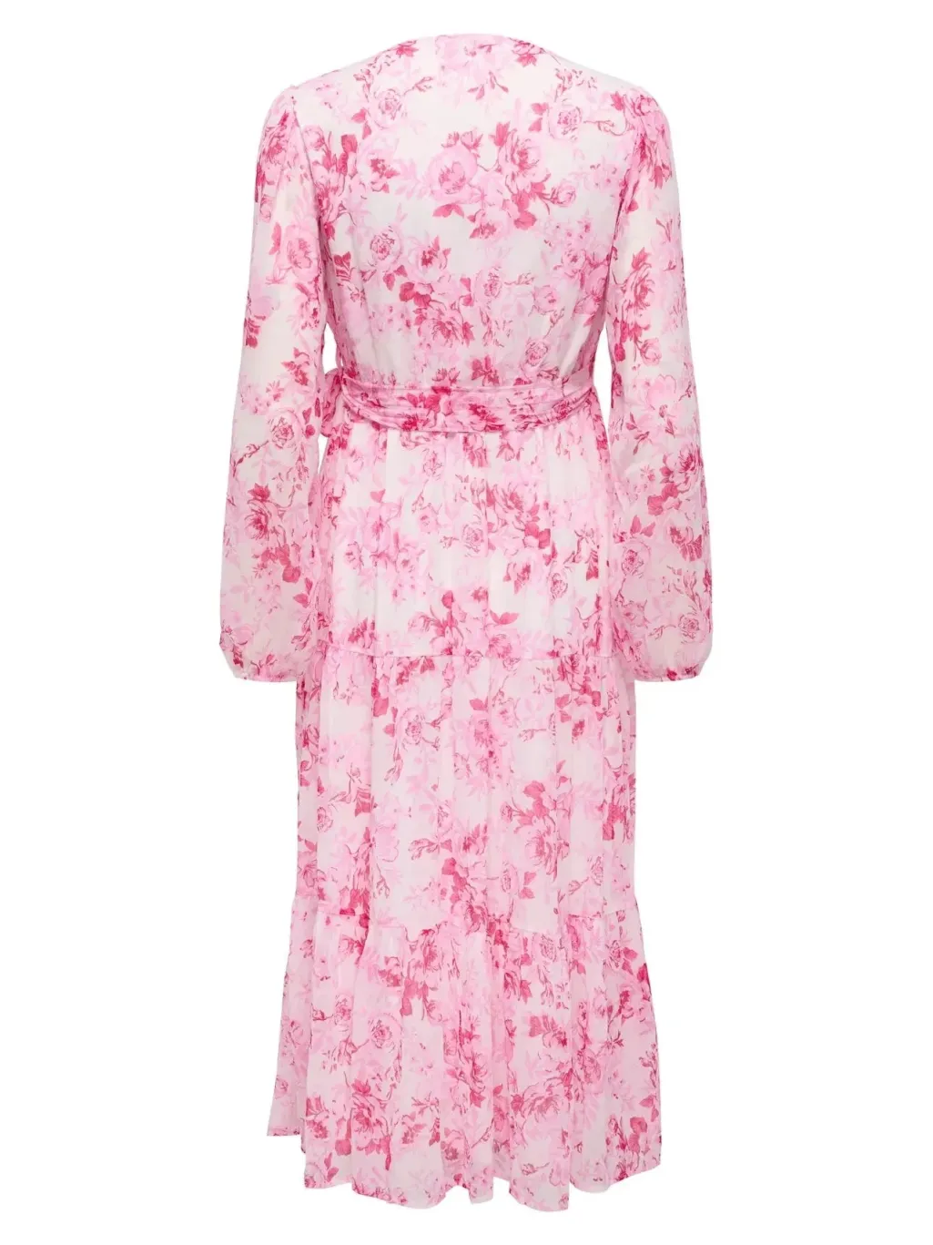 Onlmiriam Ls Wrap Midi Dress