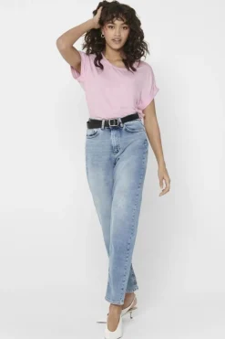 Onlmoster S/S O-Neck Top