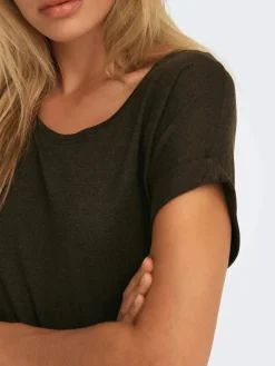 Onlmoster S/S O-Neck Top