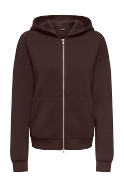 Onlnaomi L/S Two-Way Zip Hoodie Swt