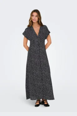 Onlnova Life Vis Mollie Long Dress