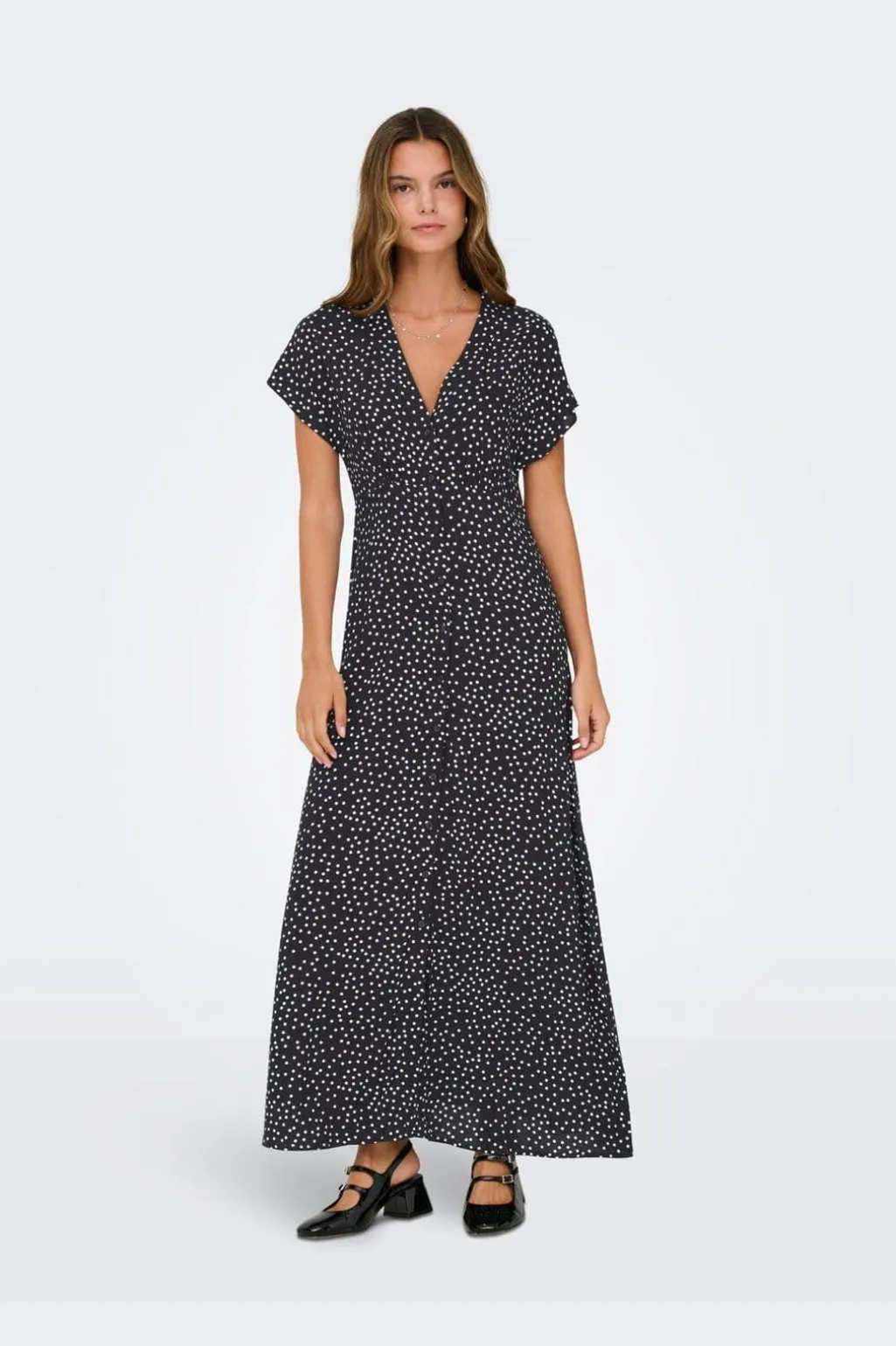 Onlnova Life Vis Mollie Long Dress