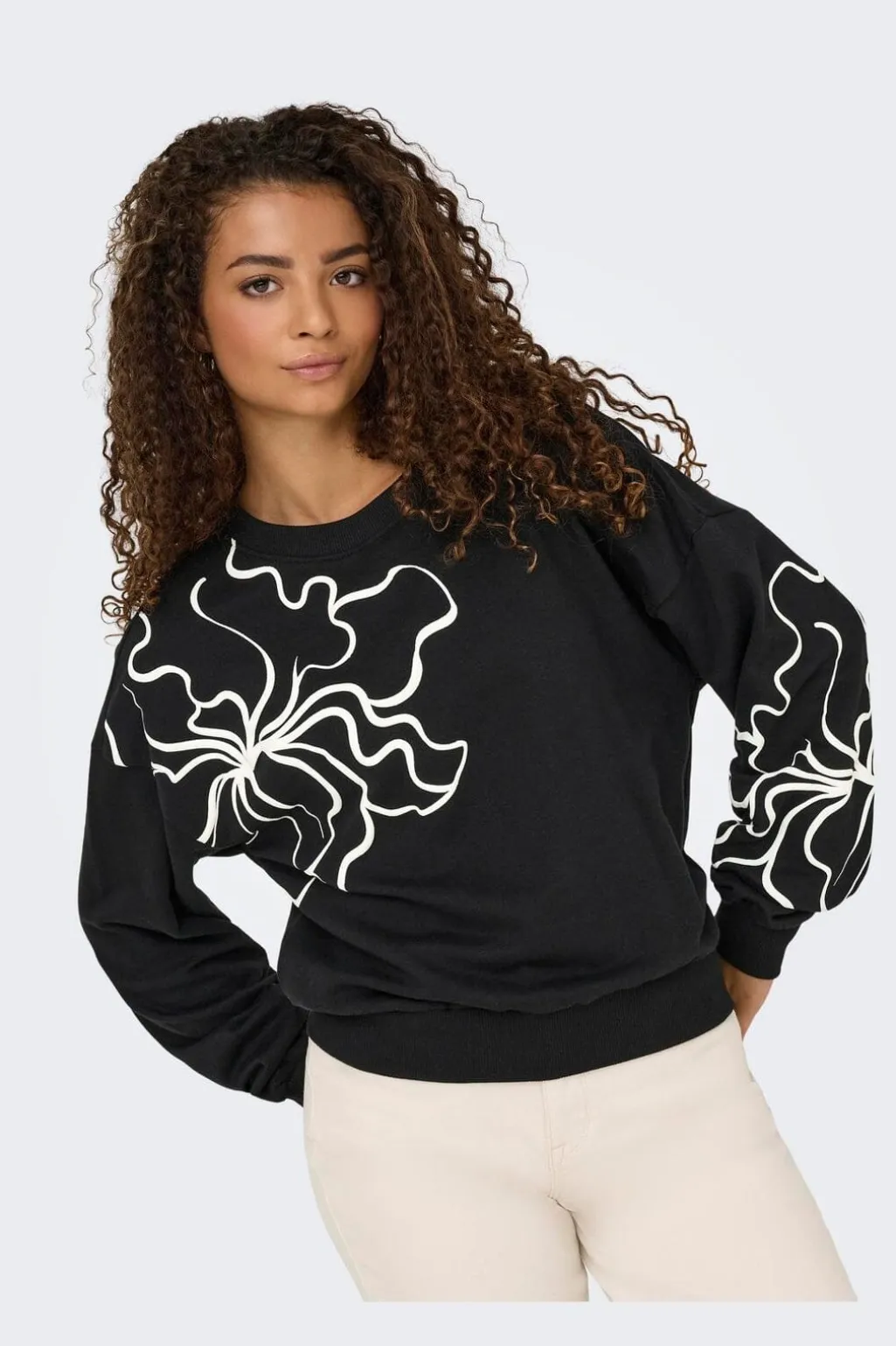 Onlodessa L/S O-Neck Box Ub Swt