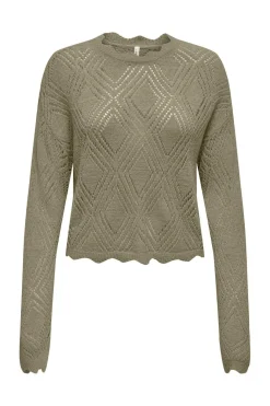 Onlpamela Ls Struct Pullover Cc Knt