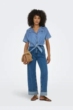Onlpaula S/S Tie Shirt Akm