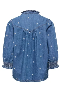 Onlraya Daisy Emb 3/4 Shirt Akm