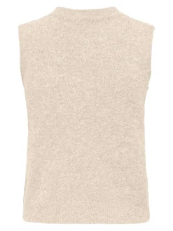 Onlrenata Sl O-Neck Pearl Vest Knt