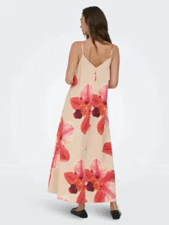 Onlresi-Elanor Strap Big Flowr Dress