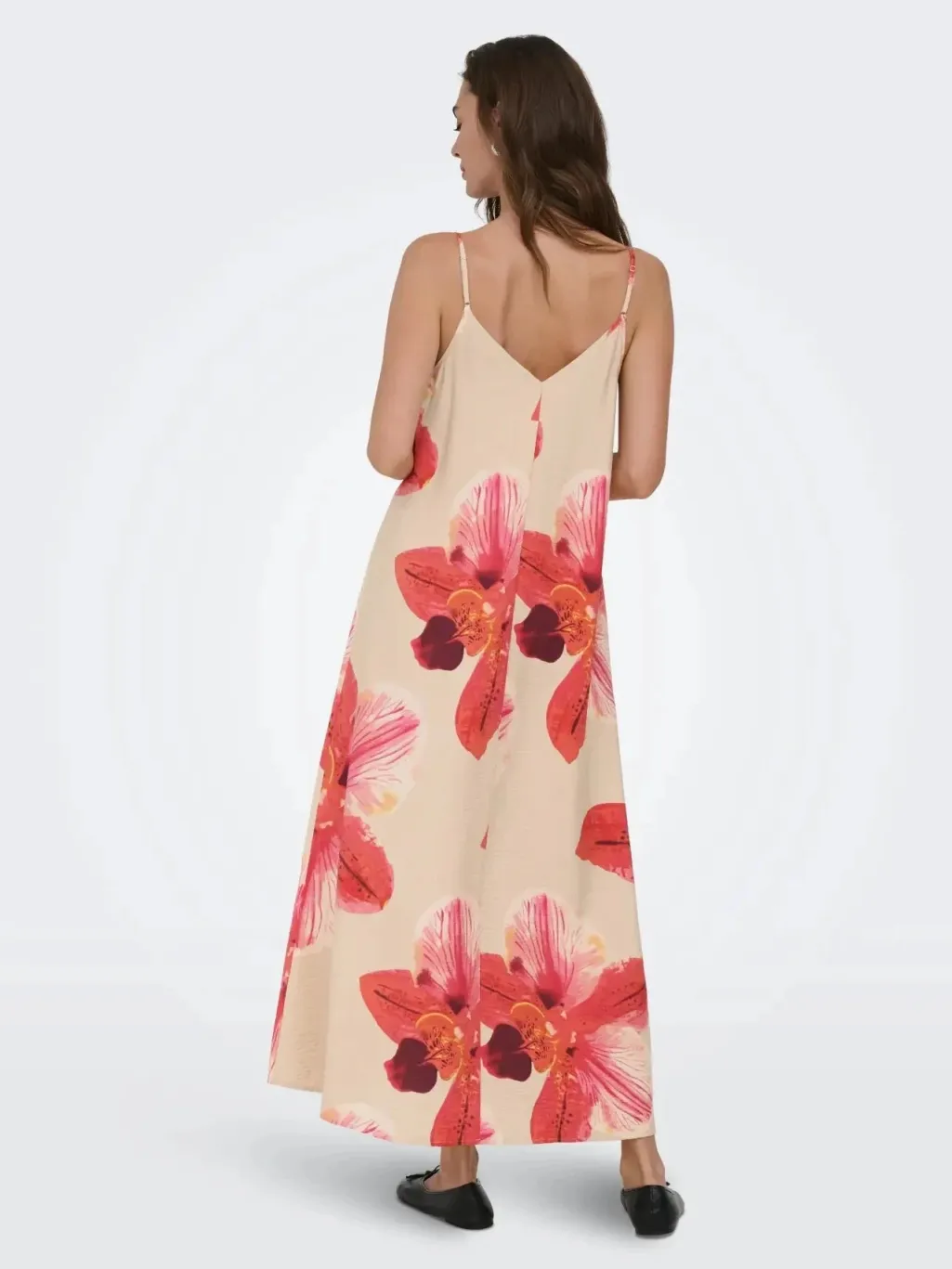 Onlresi-Elanor Strap Big Flowr Dress