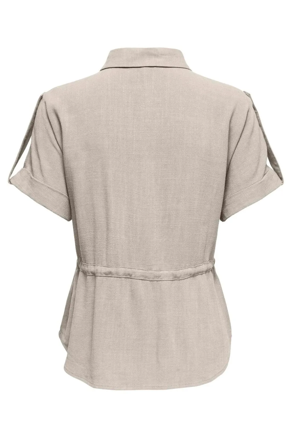 Onlsiesta S/S Linen Bl Utility Shirt