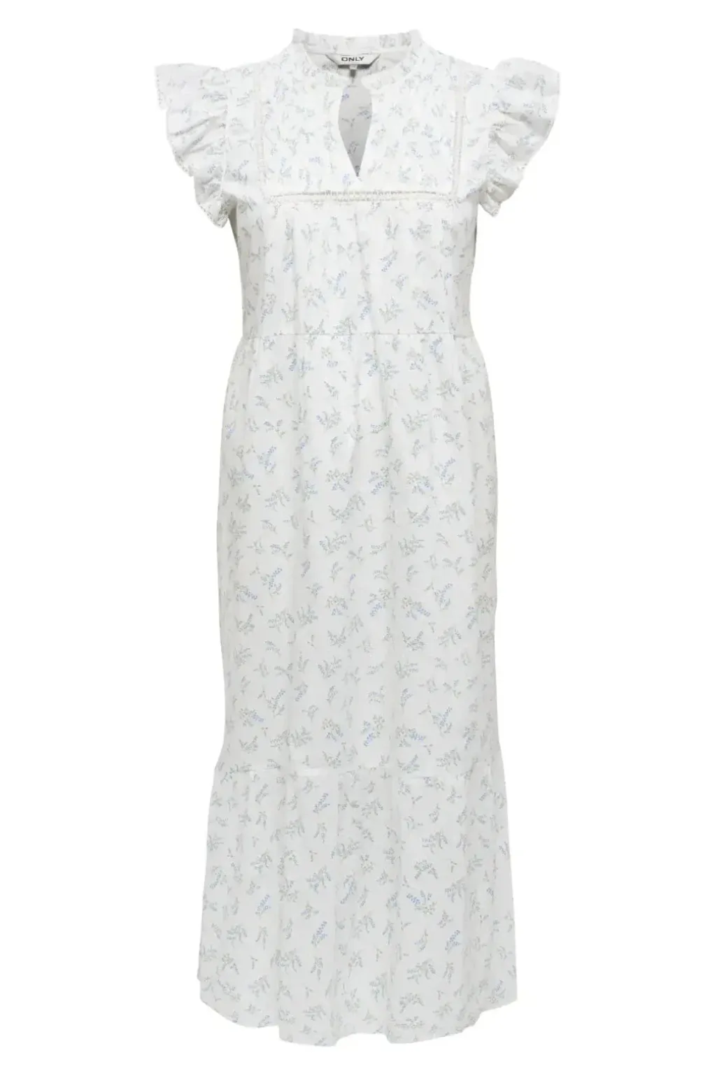 Onltea-Idris S/L Frill Tape Dress