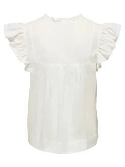 Onltea-Idris S/L Frill Tape Top