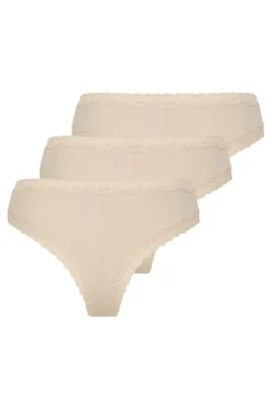 Onltracy V Cut Lace Cheeky Brief 3Pk Acc