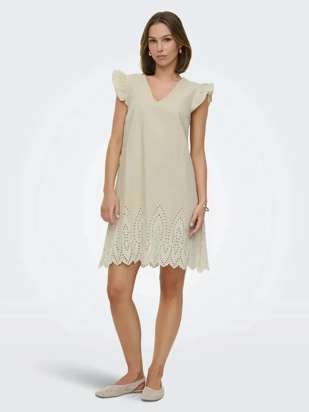 Onltulum Emb S/S Dress