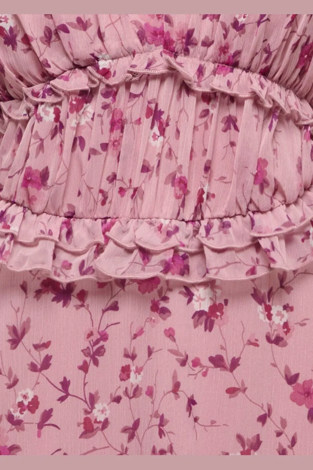 Onlvalda S/S Long Frill Dress