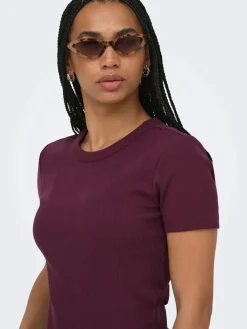 Onlval S/S O-Neck Top