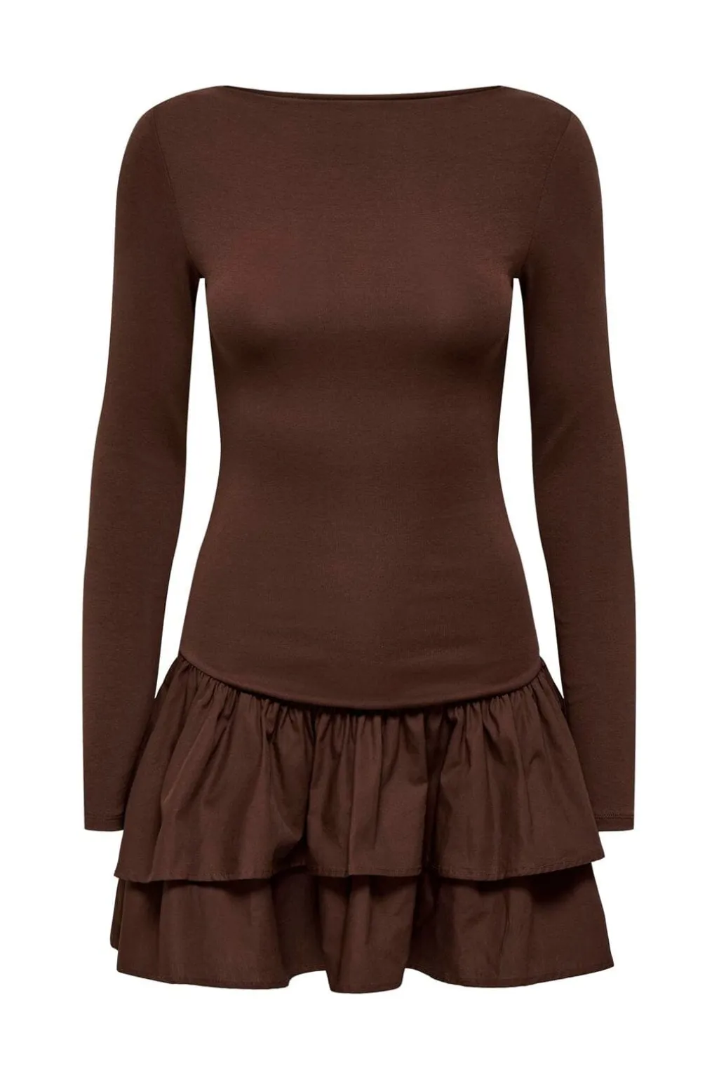 Onlvega L/S Boatneck Mix Dress Box