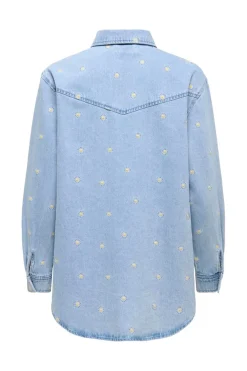 Onlvera Ls Daisy Emb Shirt Qyt