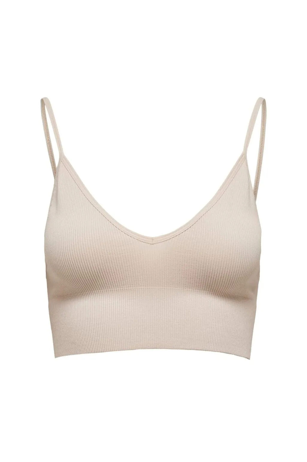 Onlvicky Rib Seamless Vneck Top Acc