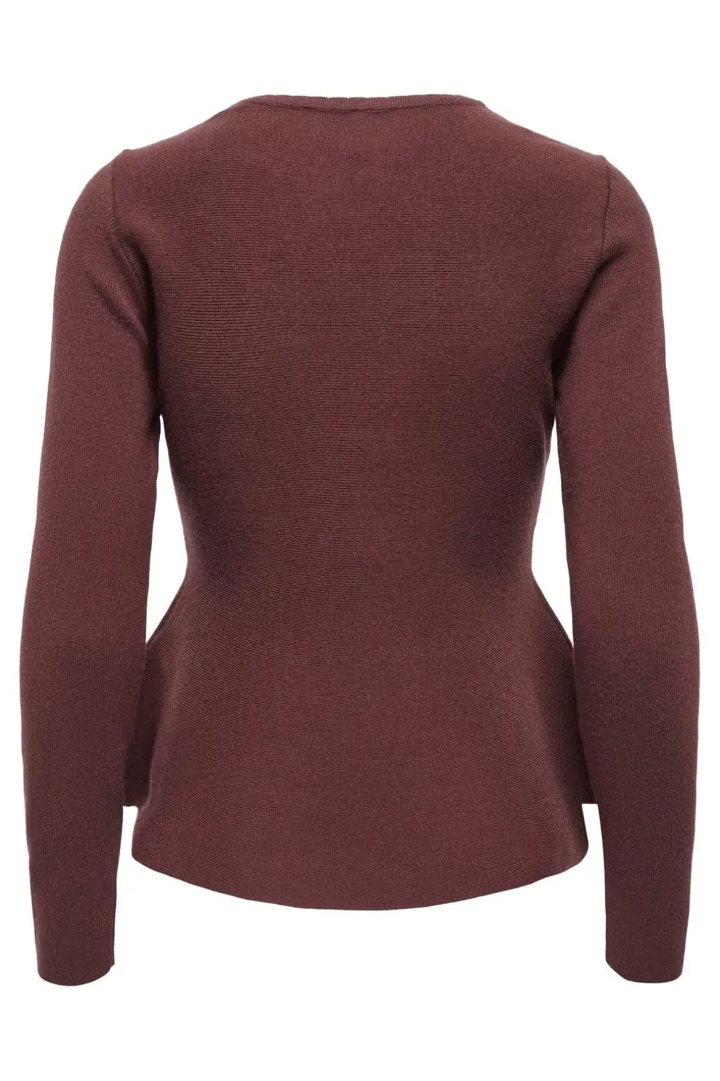 Onlvilda Ls Peplum O-Neck Knt