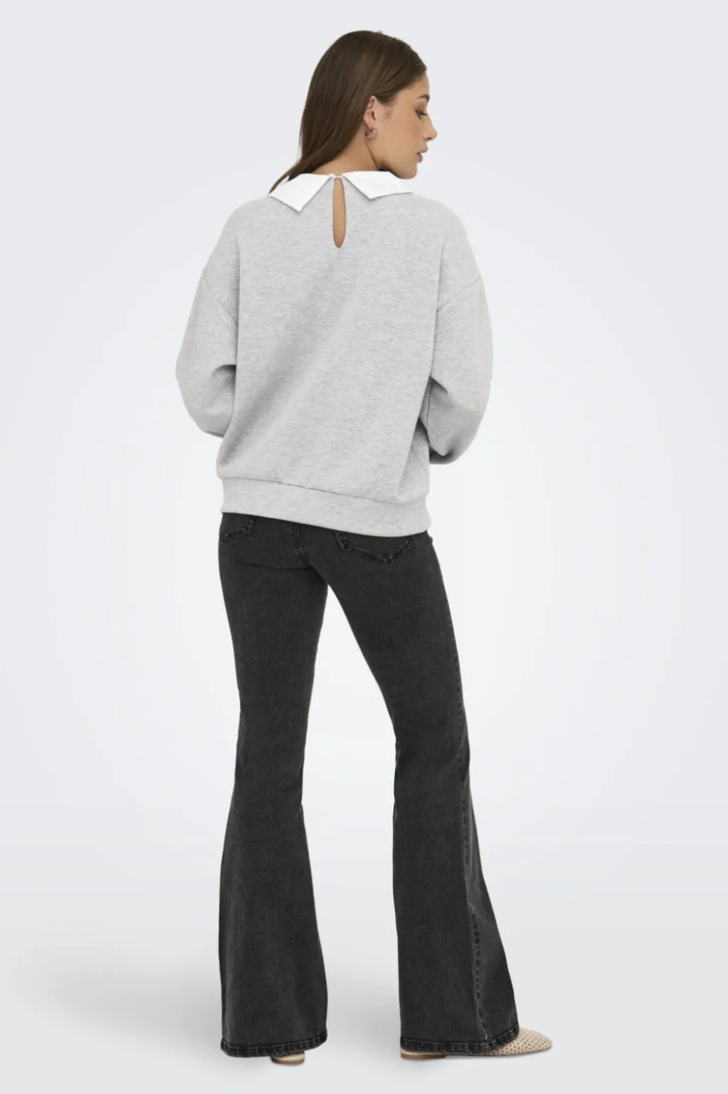 Onlwillow L/S O-Neck Emb. Ub Swt