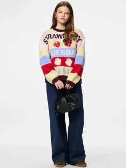 Pcbikka Ls O-Neck Knit