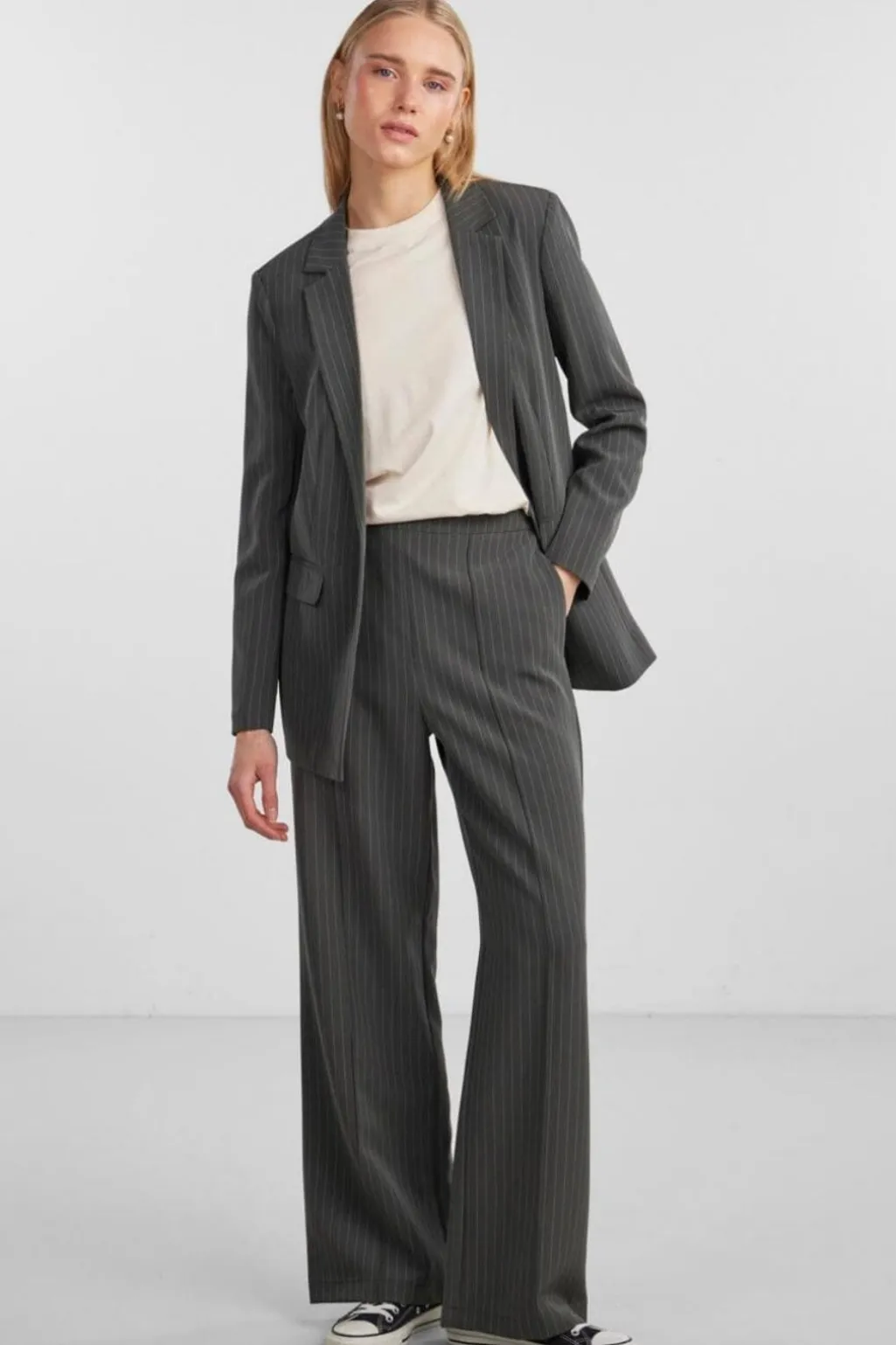 Pcbossy Wide Striped Pants