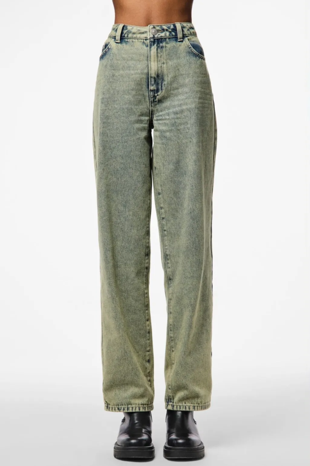 Pcdria Straight Denim Pants