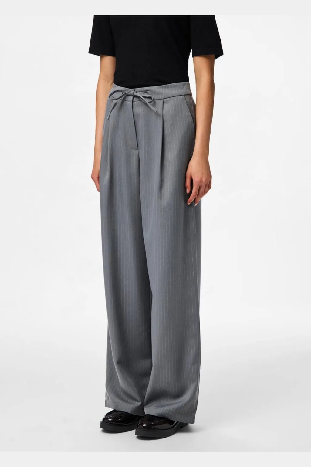 Pcfalka Pinstriped Tie Pants
