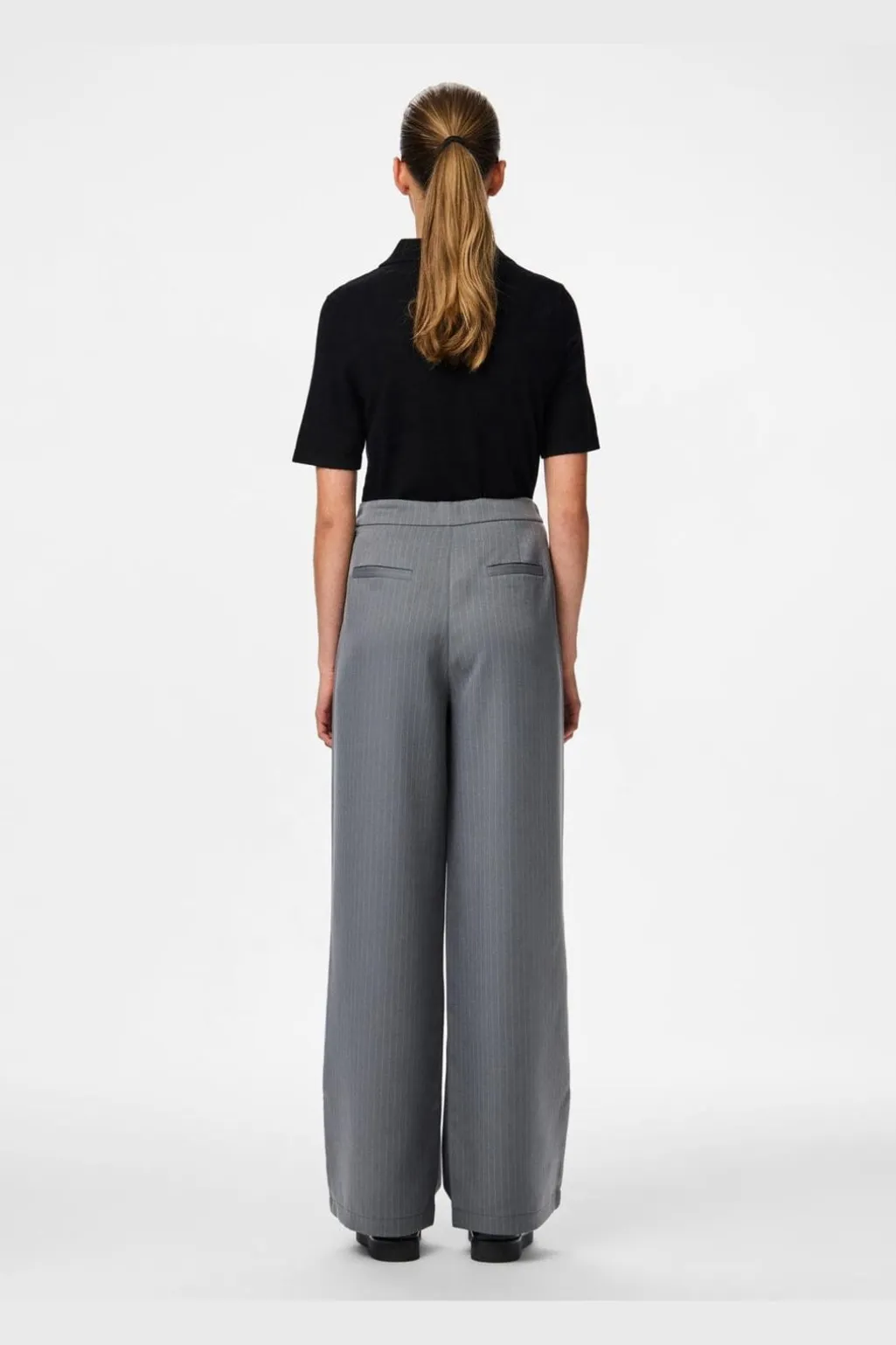 Pcfalka Pinstriped Tie Pants