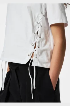 Pcfenja Ss Tie Detail T-Shirt Jsr Pp