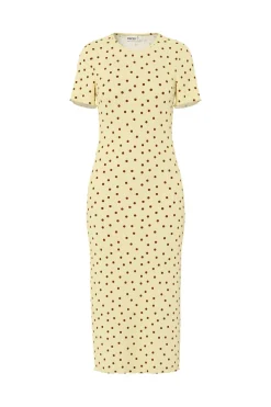 Pcflora Ss Midi Dress Cp