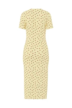 Pcflora Ss Midi Dress Cp