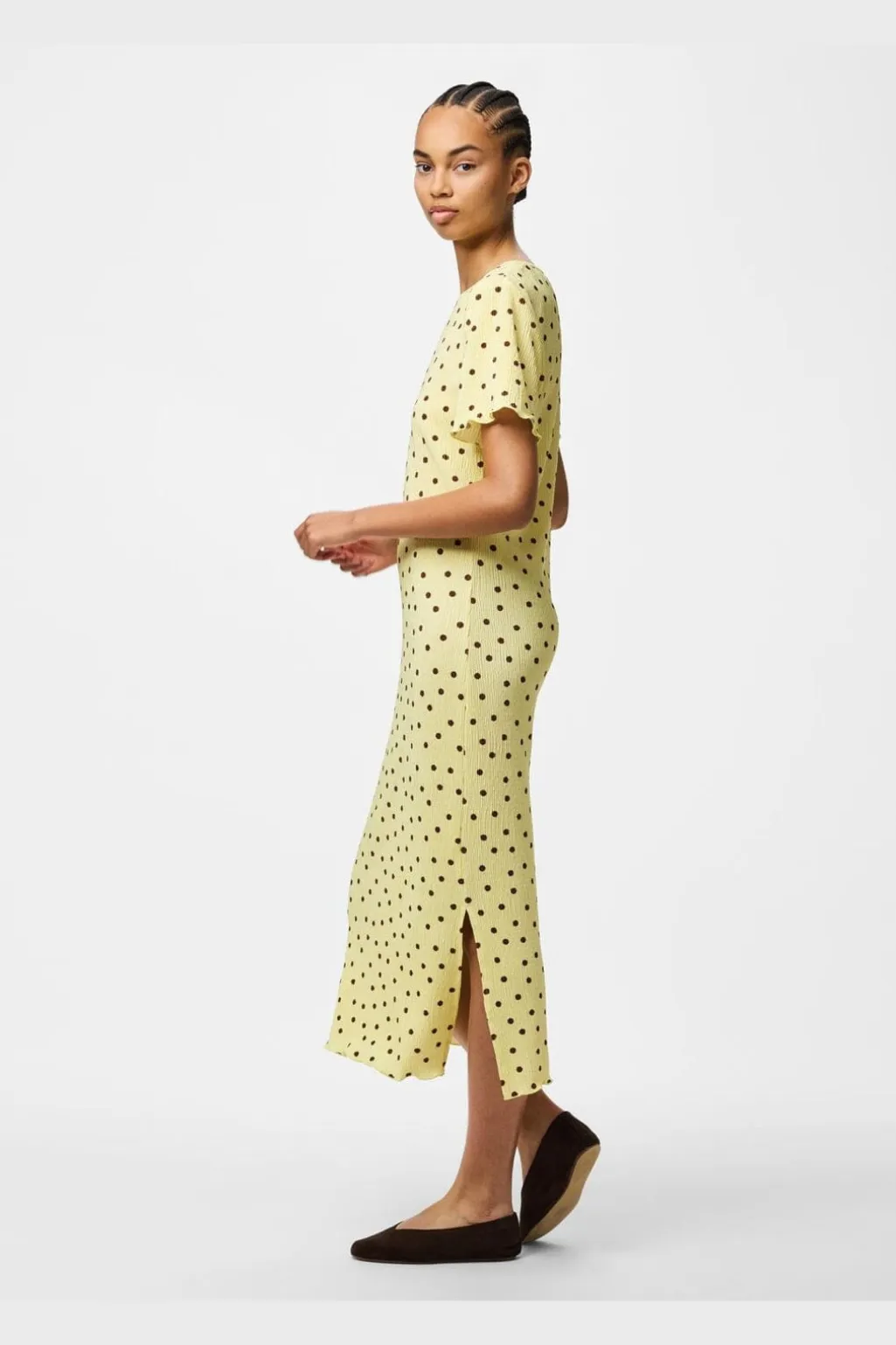 Pcflora Ss Midi Dress Cp