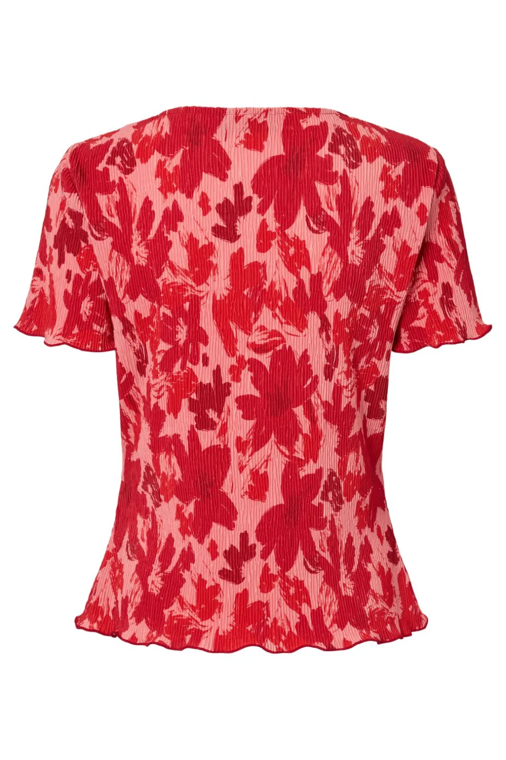 Pcflora Ss O-Neck Top Msa