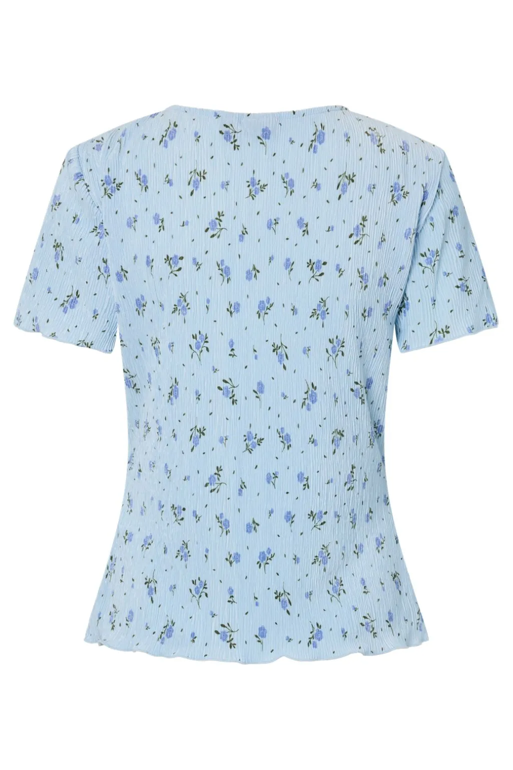 Pcflora Ss O-Neck Top Msa