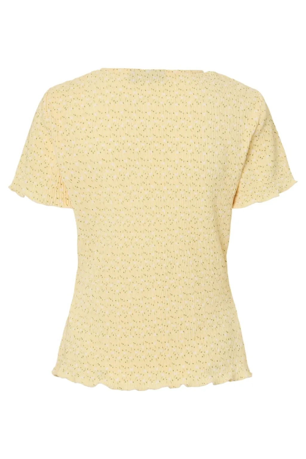 Pcflora Ss O-Neck Top Msa