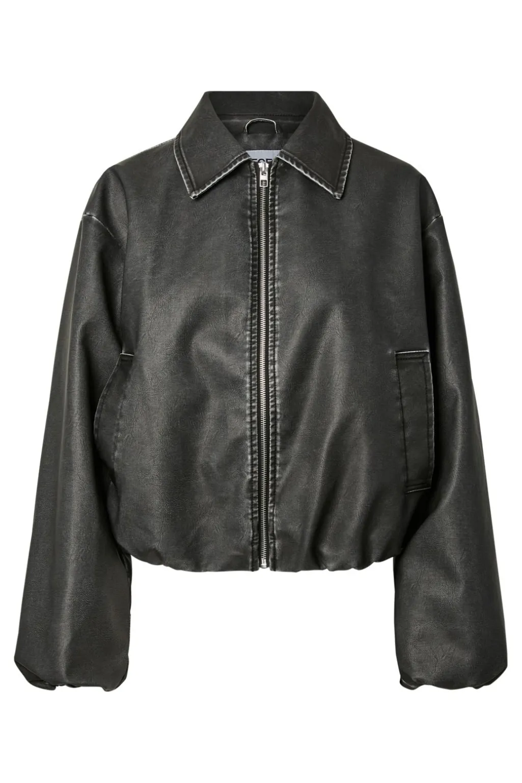 Pcgiselle Wash Coated Bomber Jacket