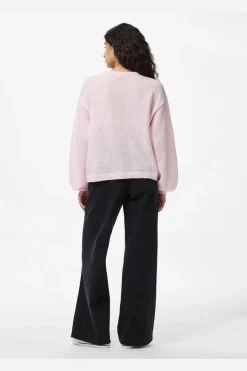Pcida Ls O-Neck Knit Cardigan
