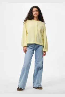 Pcida Ls O-Neck Knit Cardigan