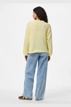 Pcida Ls O-Neck Knit Cardigan