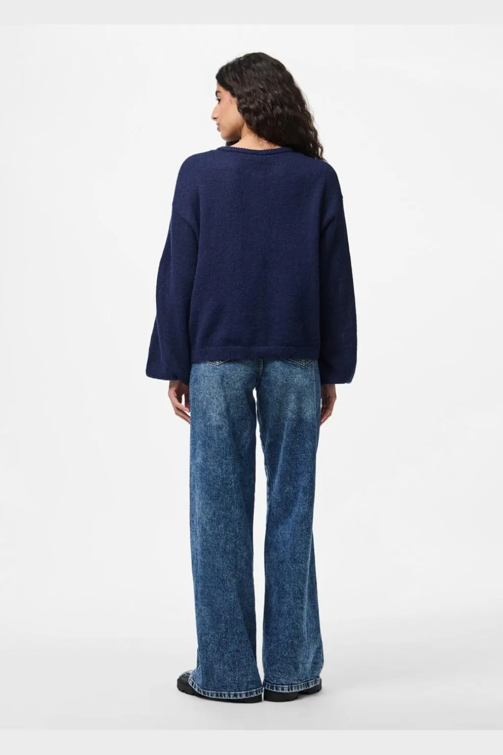 Pcida Ls O-Neck Knit Cardigan