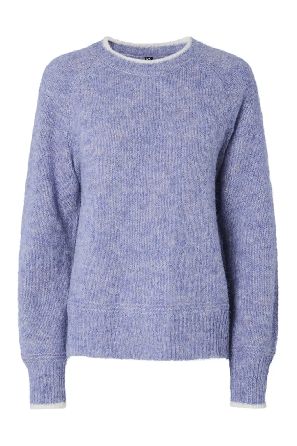 Pcivy Ls O-Neck Contrast Knit